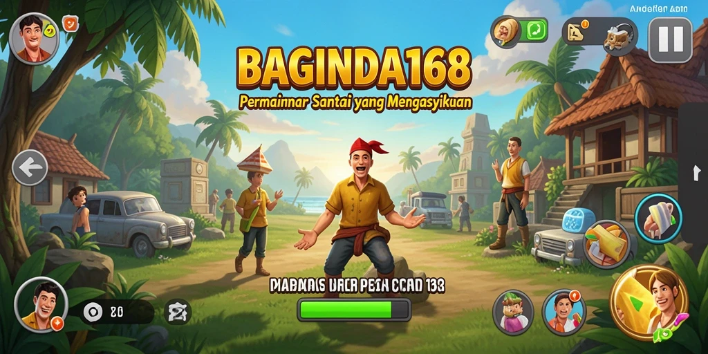 Tangkapan layar <strong>BAGINDA168</strong> dengan grafis cerah yang menggambarkan gameplay santai.