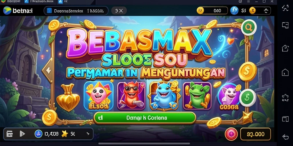 Tampilan menarik dari gameplay Slot BEBASMAX yang mengasyikkan.