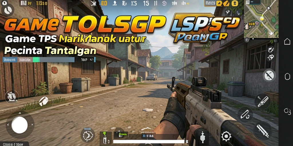 Tampilan gameplay seru dalam COLOKSGP menantang pemain.