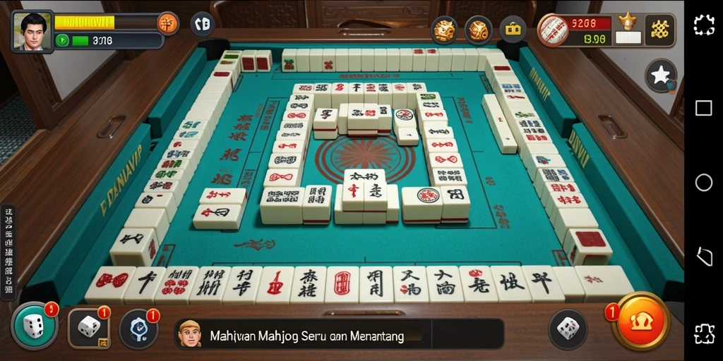 Tampilan gameplay DANAVIP dengan grafis Mahjong yang menakjubkan.