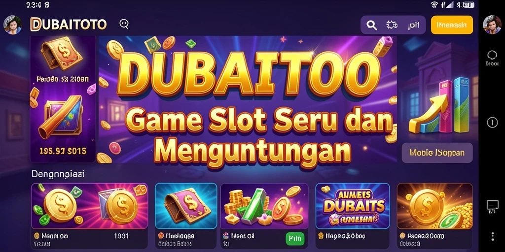 Gameplay menakjubkan dari DUBAITOTO yang menghadirkan keseruan slot.