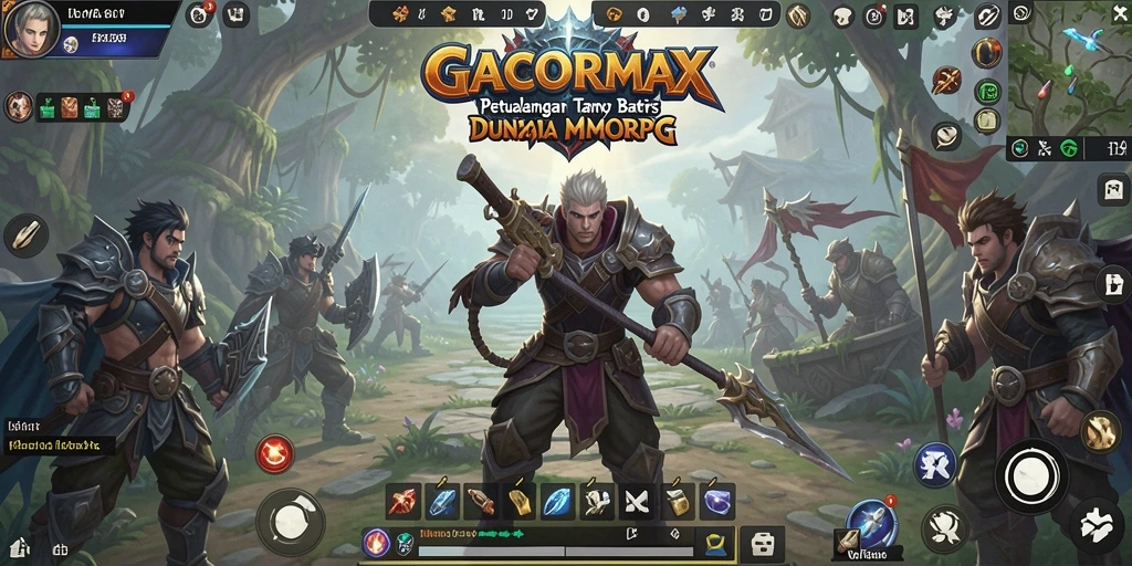 Tampilan gameplay yang memukau di GACORMAX dengan pertempuran mendebarkan.