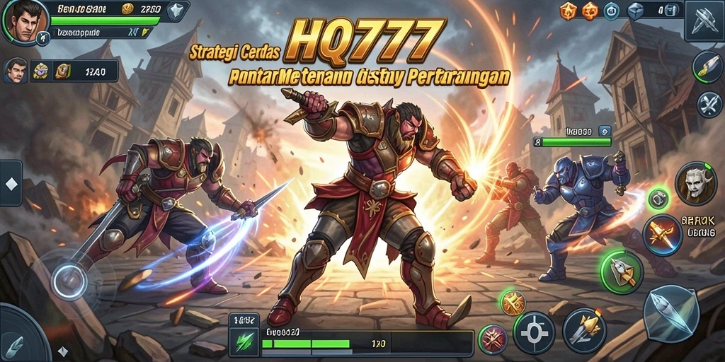 Tampilan gameplay HQ777 yang menarik dan strategis.