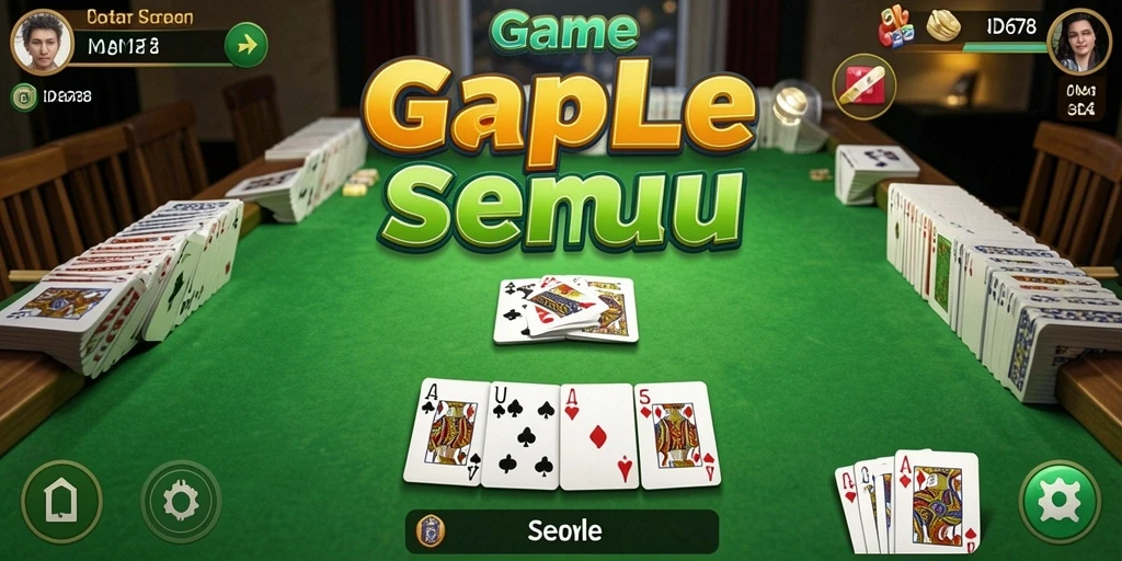 Screenshot gameplay Gaple ID678 menampilkan keseruan dan interaksi antar pemain.