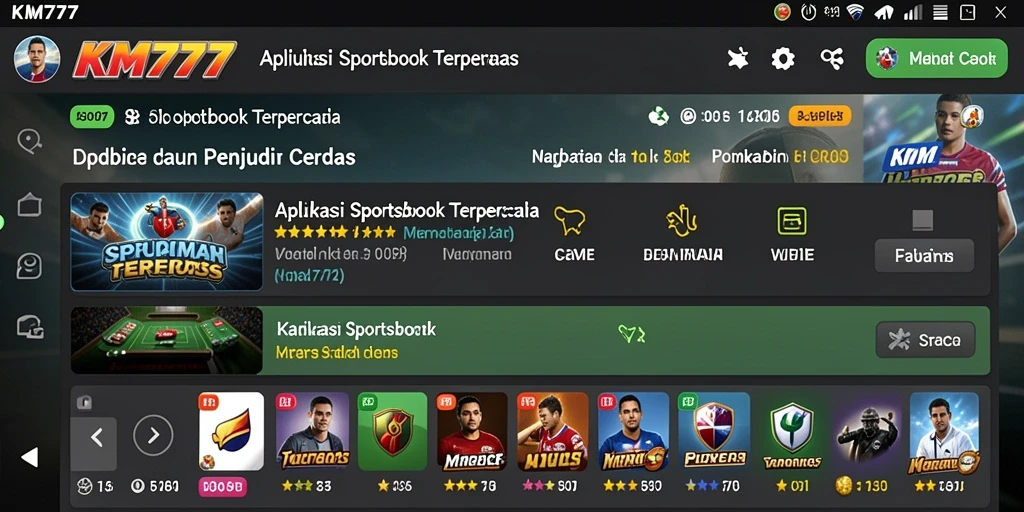 Tampilan gameplay KM777 yang menarik dan interaktif.