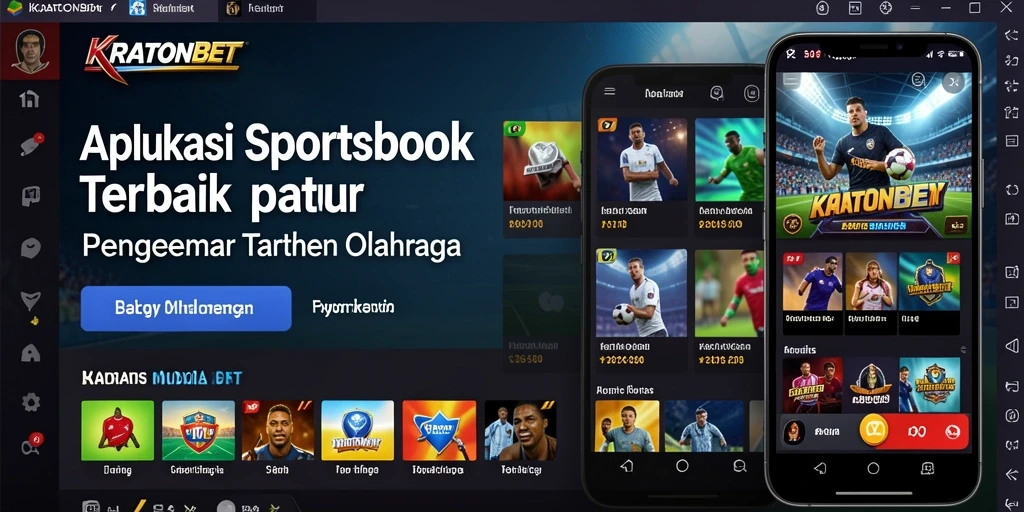 Tampilan antarmuka KRATONBET yang menarik dan fungsional dalam taruhan olahraga.