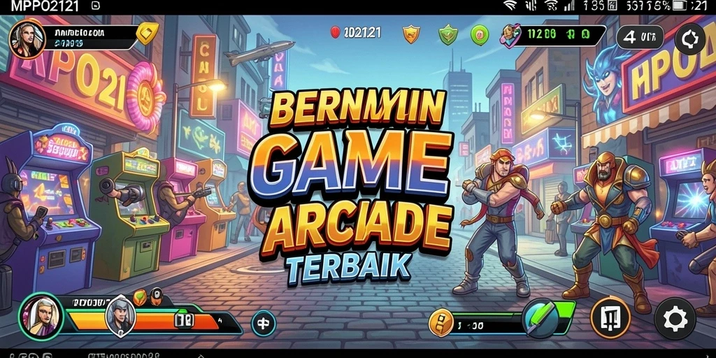 Tangkapan layar MPO2121 menunjukkan aksi seru di gameplay Arcade.