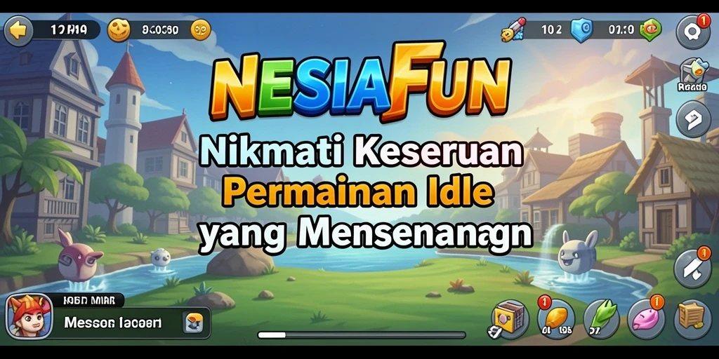 Gameplay NESIAFUN yang seru dan colorful.