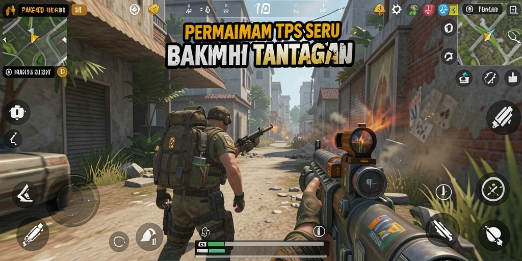 Tampilan gameplay PAKDE4D yang mendebarkan saat beraksi.