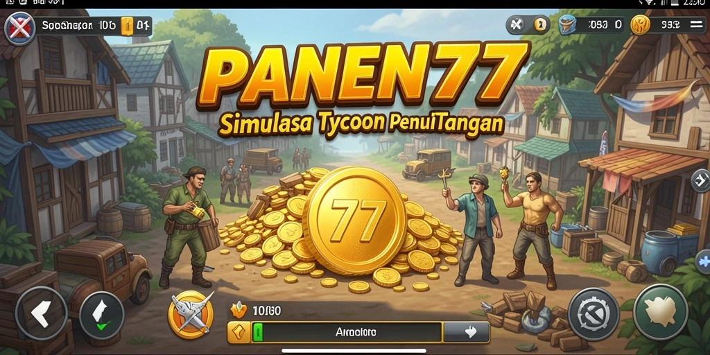 Screenshot utama menunjukkan gameplay Tycoon yang seru dan interaktif.