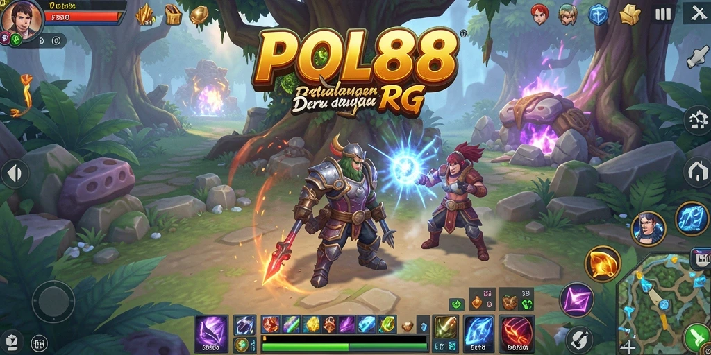 Screenshot menampilkan gameplay RPG yang mendebarkan dan karakter yang unik.