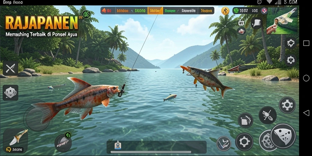 Tangkapan ikan di RAJAPANEN yang penuh aksi dan menyenangkan.