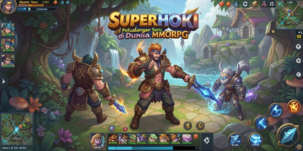 Gameplay seru dalam dunia fantasi MMORPG SUPERHOKI.