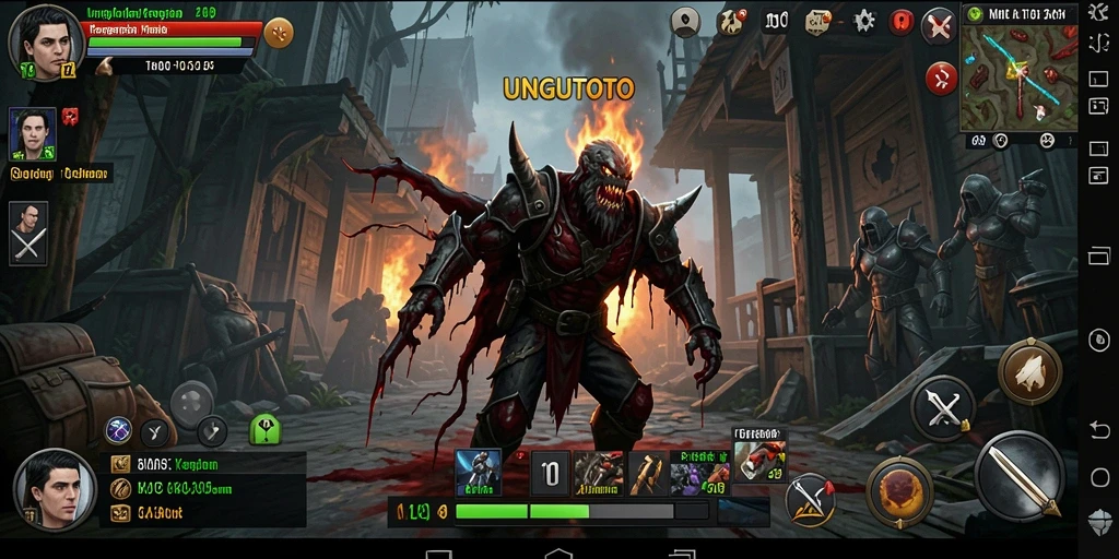 Screenshot UNGUTOTO menunjukkan suasana mencekam yang dihadapi pemain.
