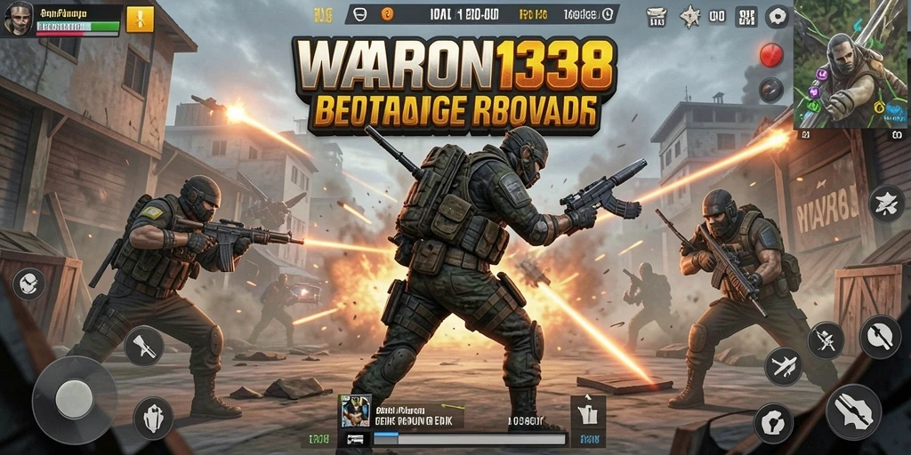 Gameplay mendebarkan dalam pertarungan Battle Royale di WAR138.